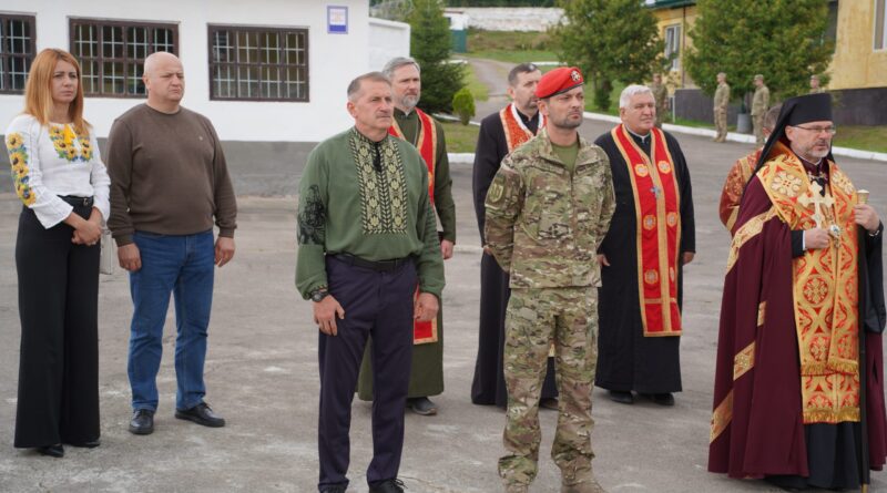 освяченння меморіалу 