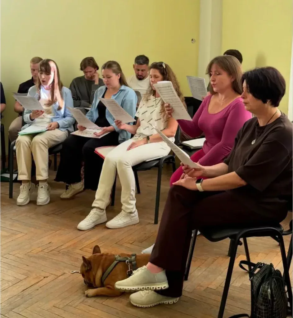 Репетиція Дрогобицького муніципального хору "Легенда"